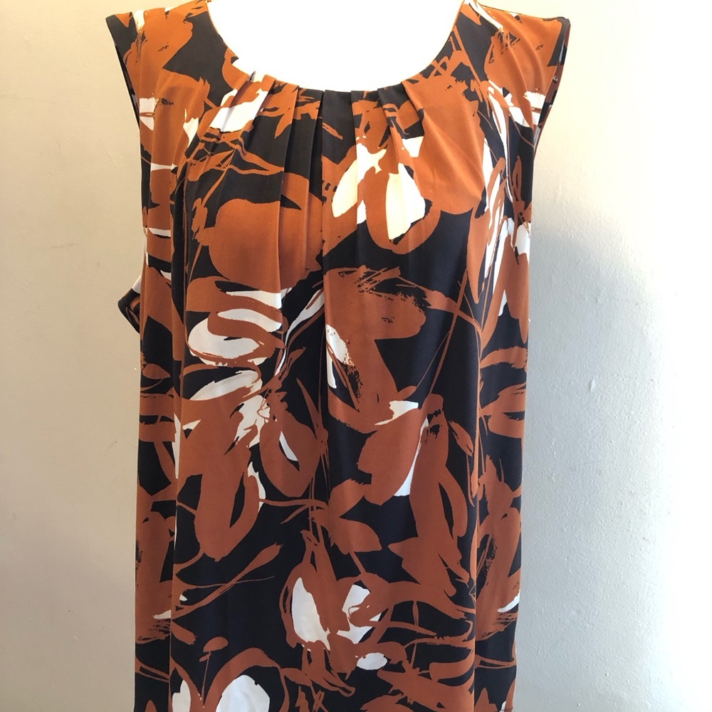 CK Floral Sleeveless Top